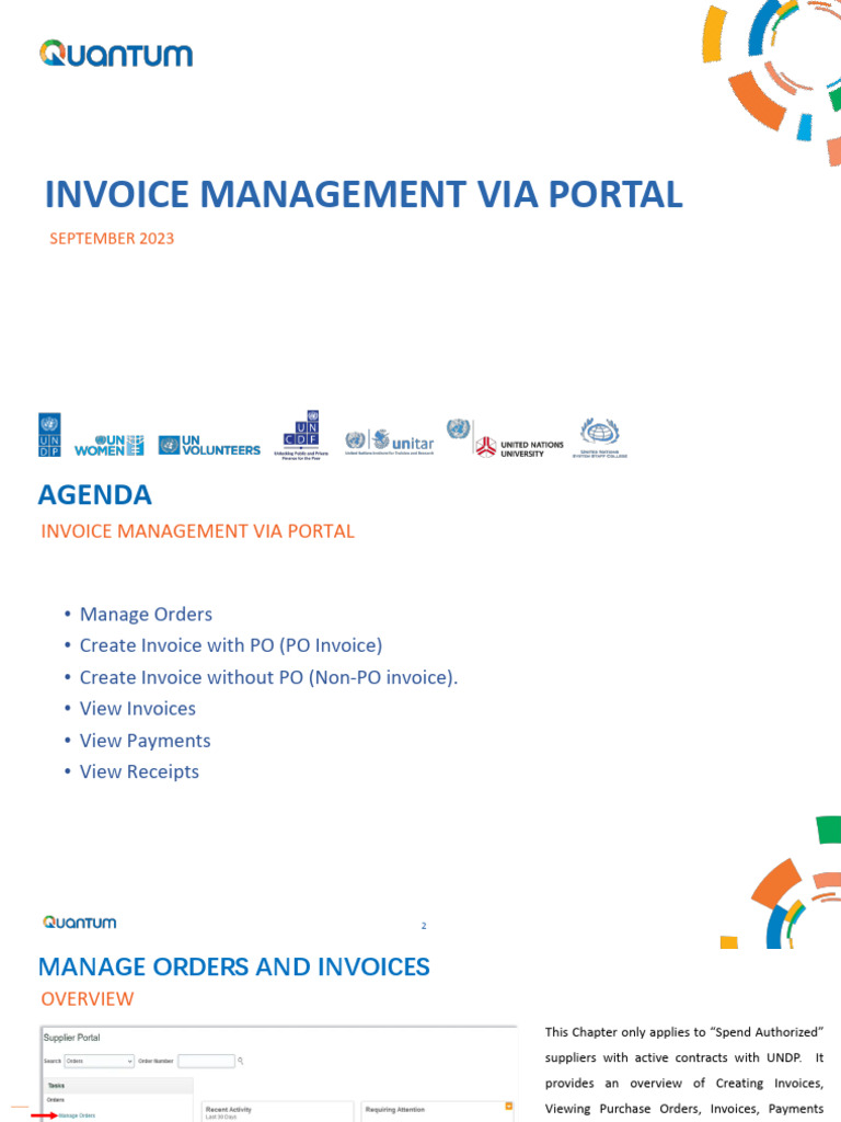 Invoice Management via Supplier Portal | PDF | Receipt | Invoice