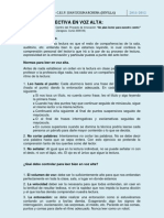 Guías para Lectura en Voz Alta e Individual