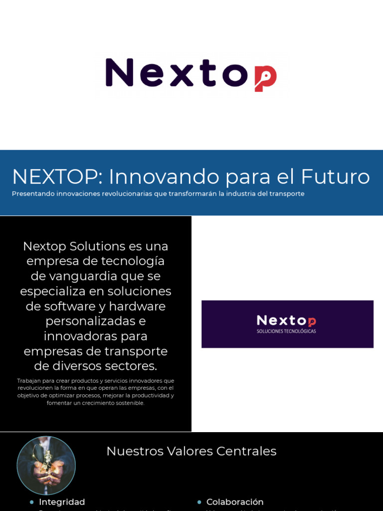 Presentacion Nextop Corporativa - Español | PDF | Sustentabilidad ...