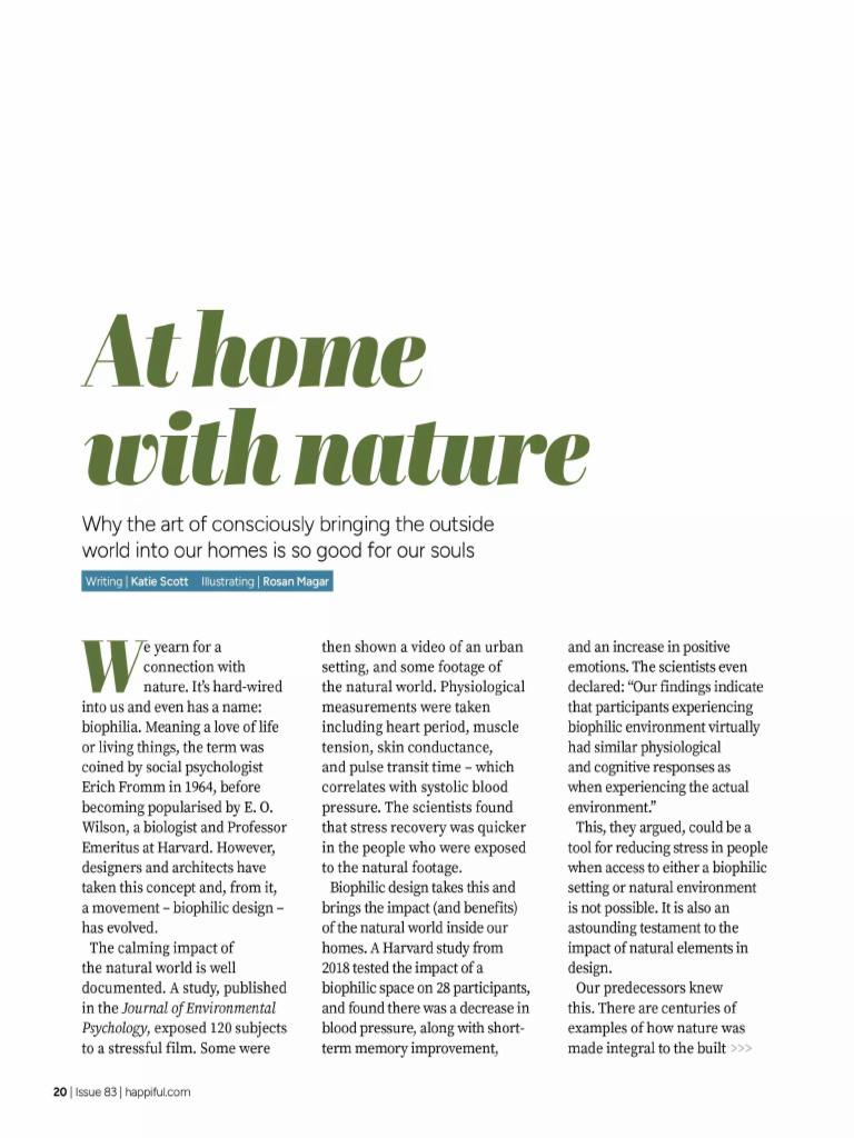At Home With Nature | PDF