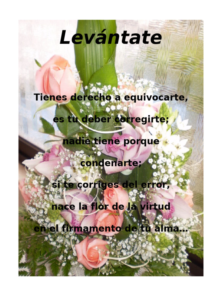 Poema Levántate | PDF