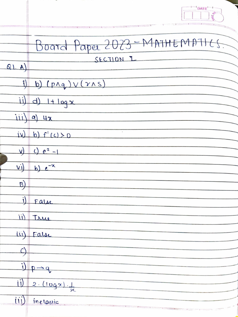 Maths 2023 | PDF