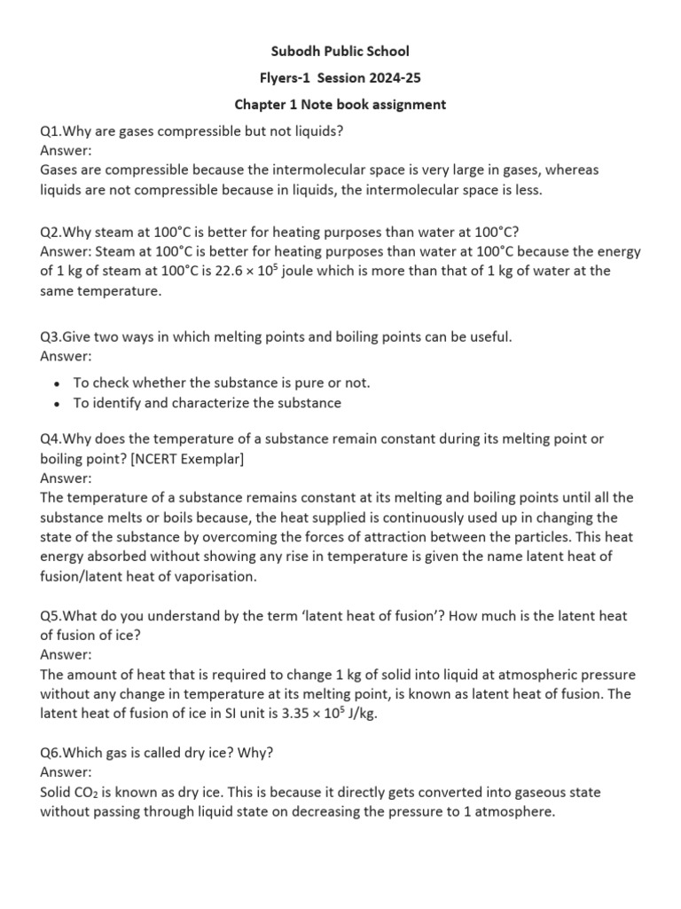 Understanding Melting and Boiling Points | PDF | Latent Heat | Heat
