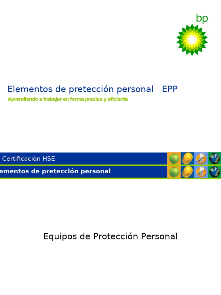 Guía de Equipos de Protección Personal HSE | PDF | Lentes | Materiales