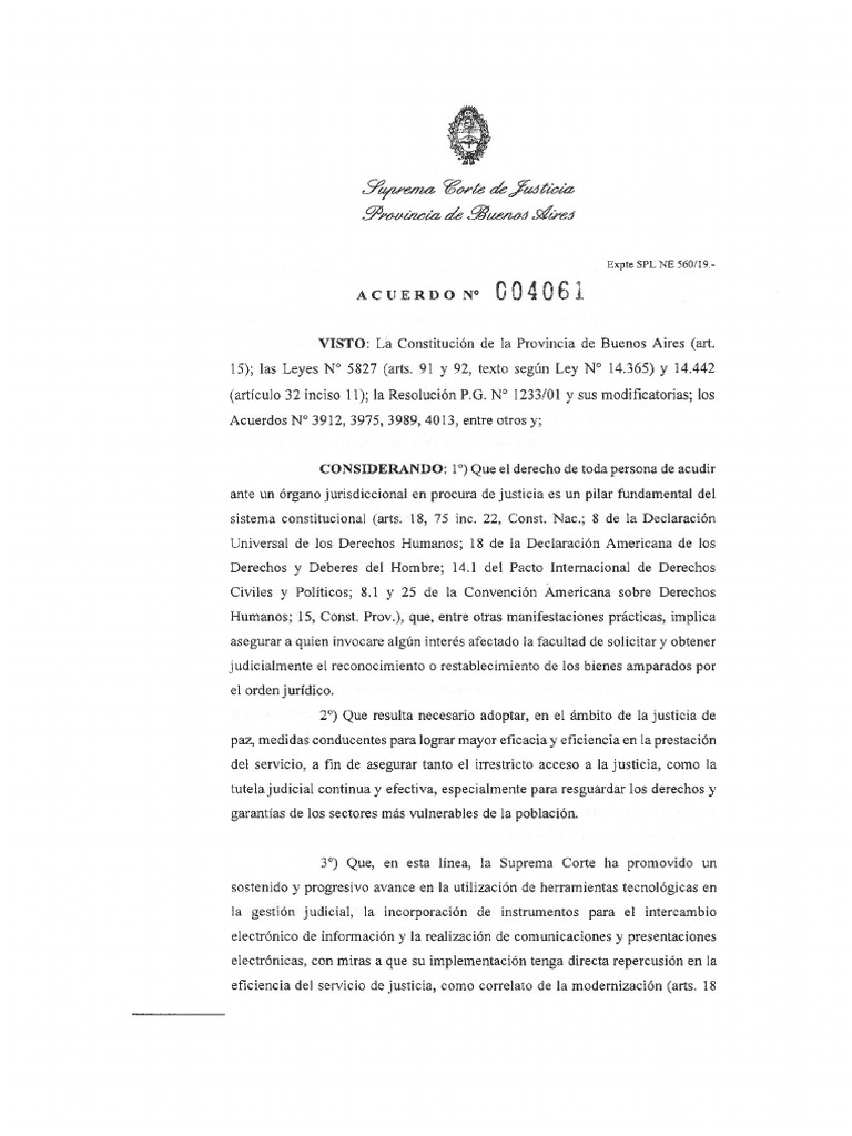 Acuerdo 4061 SCBA | PDF