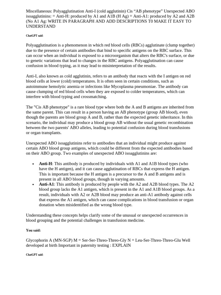 Immunohematology pdf blood type complement system