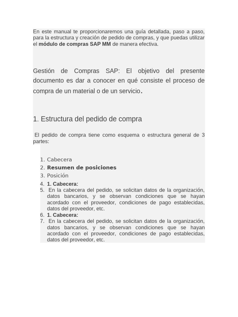 Manual Ordenes de Compra Con Pantallas | PDF | Logística | Factura