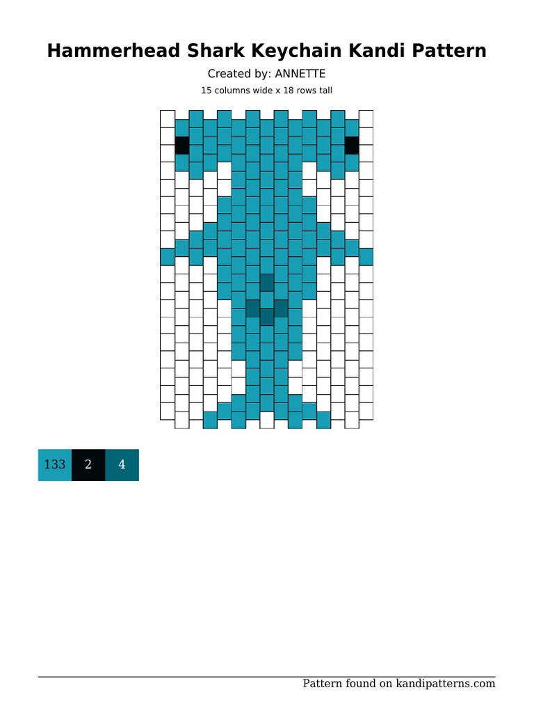 Hammerhead Shark Kandi Pattern | PDF