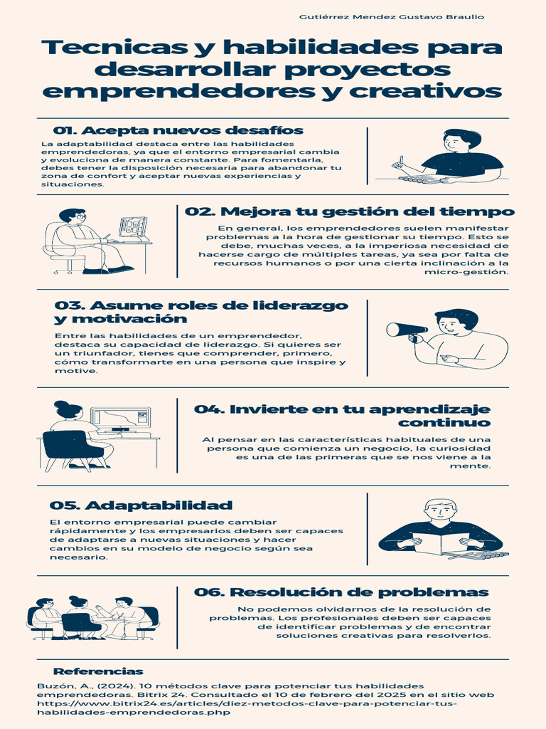 Tecnicas y habilidades para desarrollar proyectos emprendedores | PDF ...
