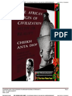 Cheikh Anta Diop Civilization Or Barbarism An Authentic