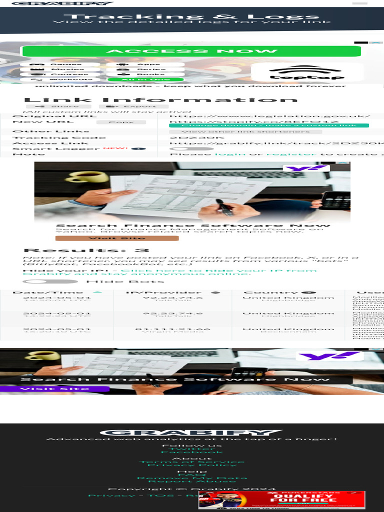 Tracking - Grabify IP Logger & URL Shortener | PDF | World Wide Web ...