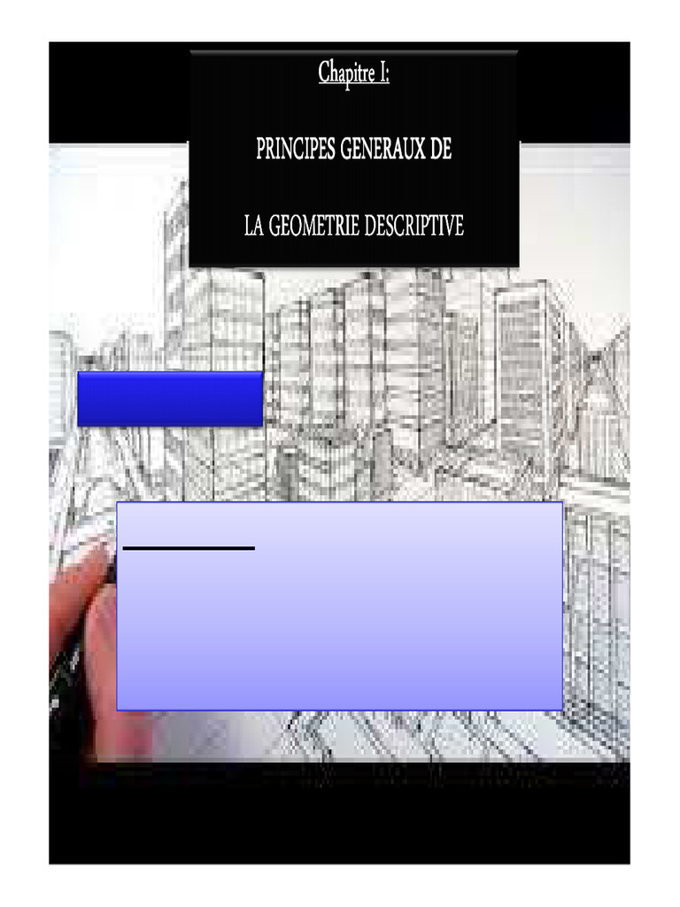 Éléments de la géométrie descriptive | PDF | Droite (mathématiques ...