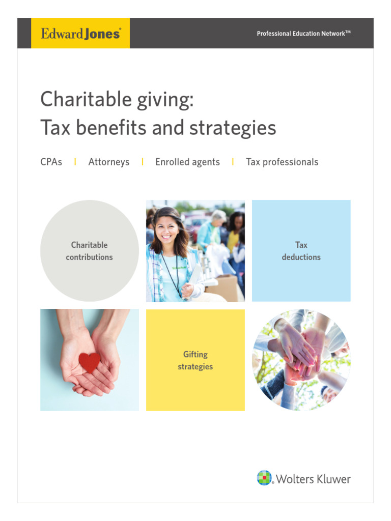 Tax Benefits of Charitable Giving | PDF | Tax Deduction | Charitable ...