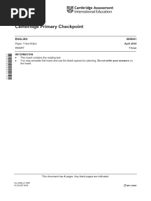 Past Paper April 2024