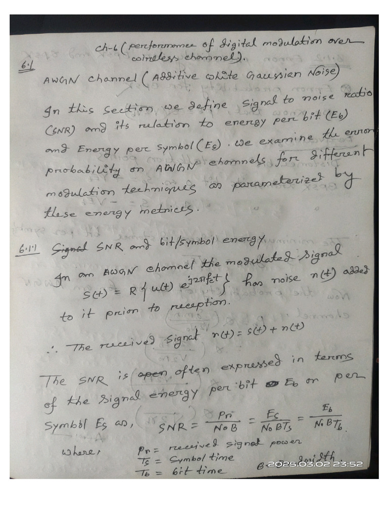 Wirless ch-6 Hand Note (Rashed) | PDF