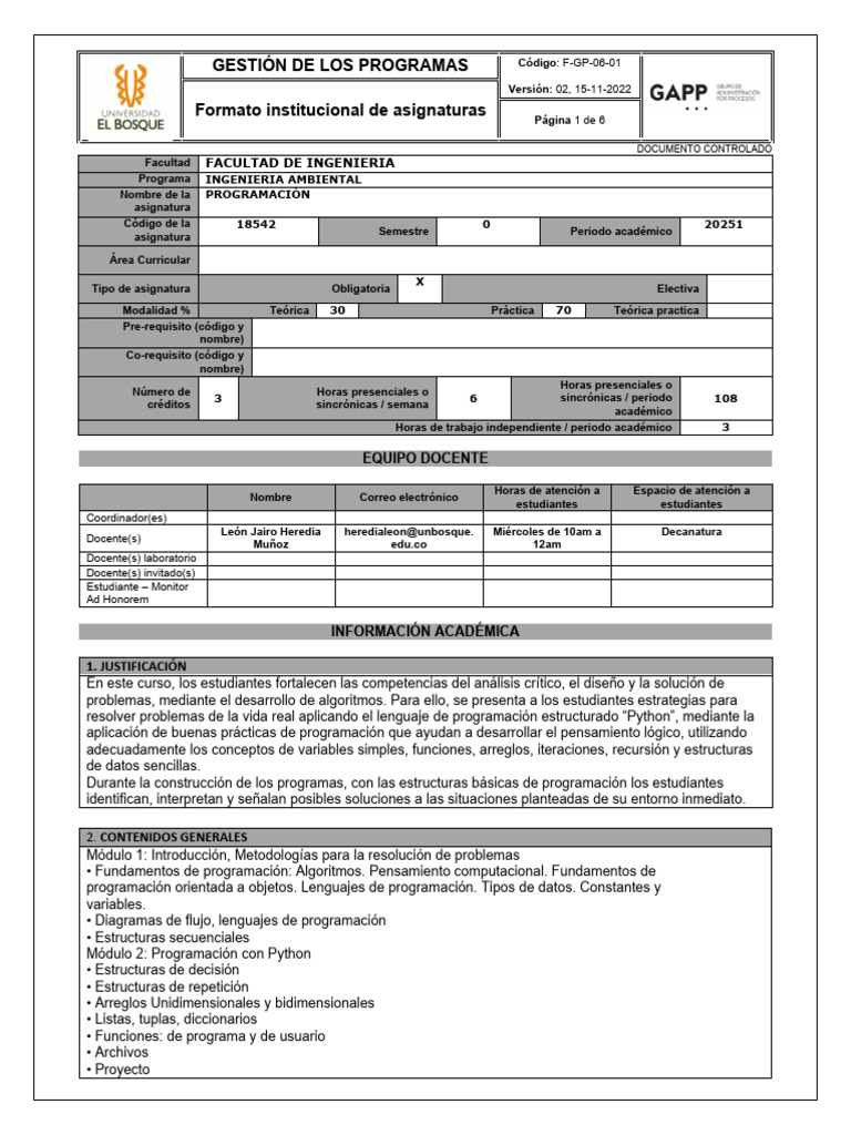 Programacin | PDF | Programación de computadoras | Algoritmos