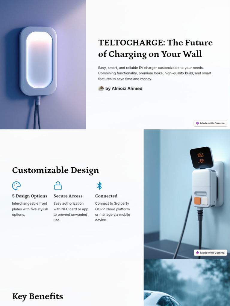 TELTOCHARGE The Future of Charging On Your Wall | PDF | Battery Charger ...