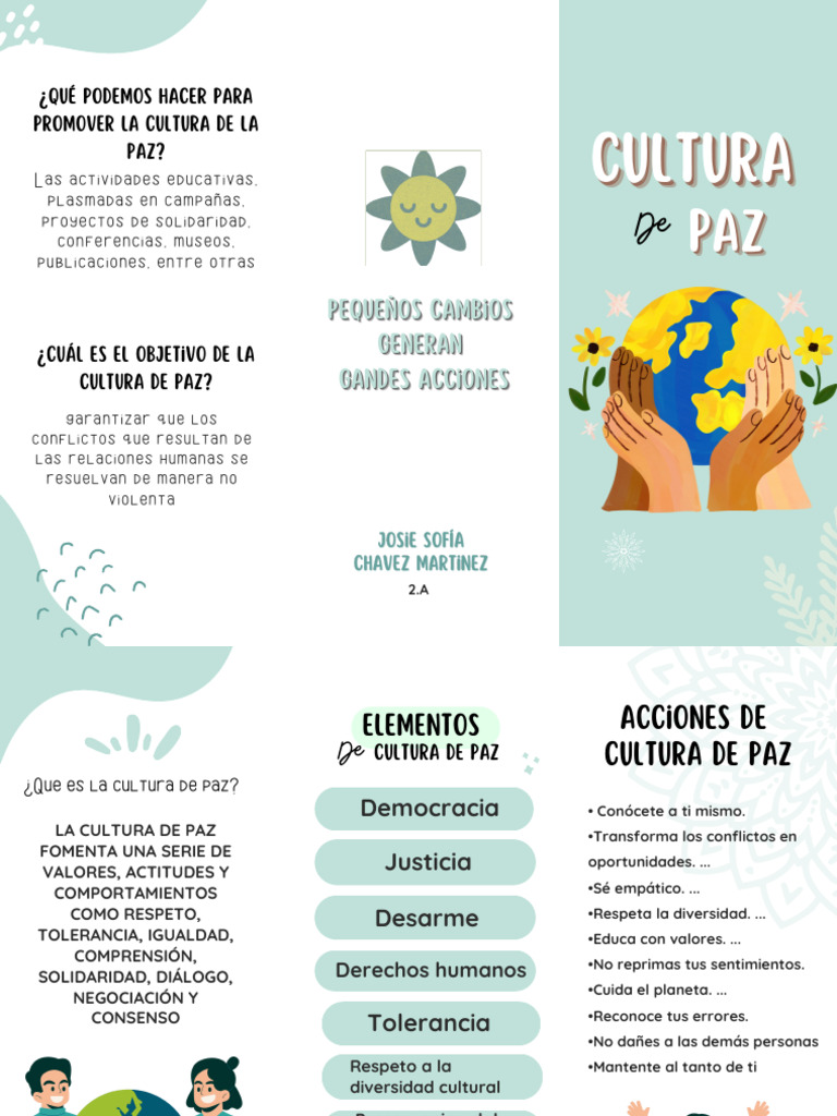 Promoviendo la Cultura de Paz | PDF