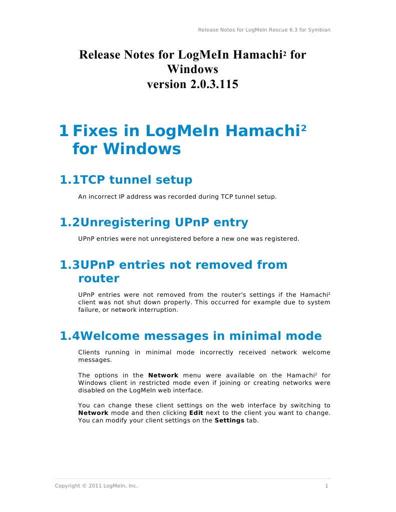 Releasenotes | PDF