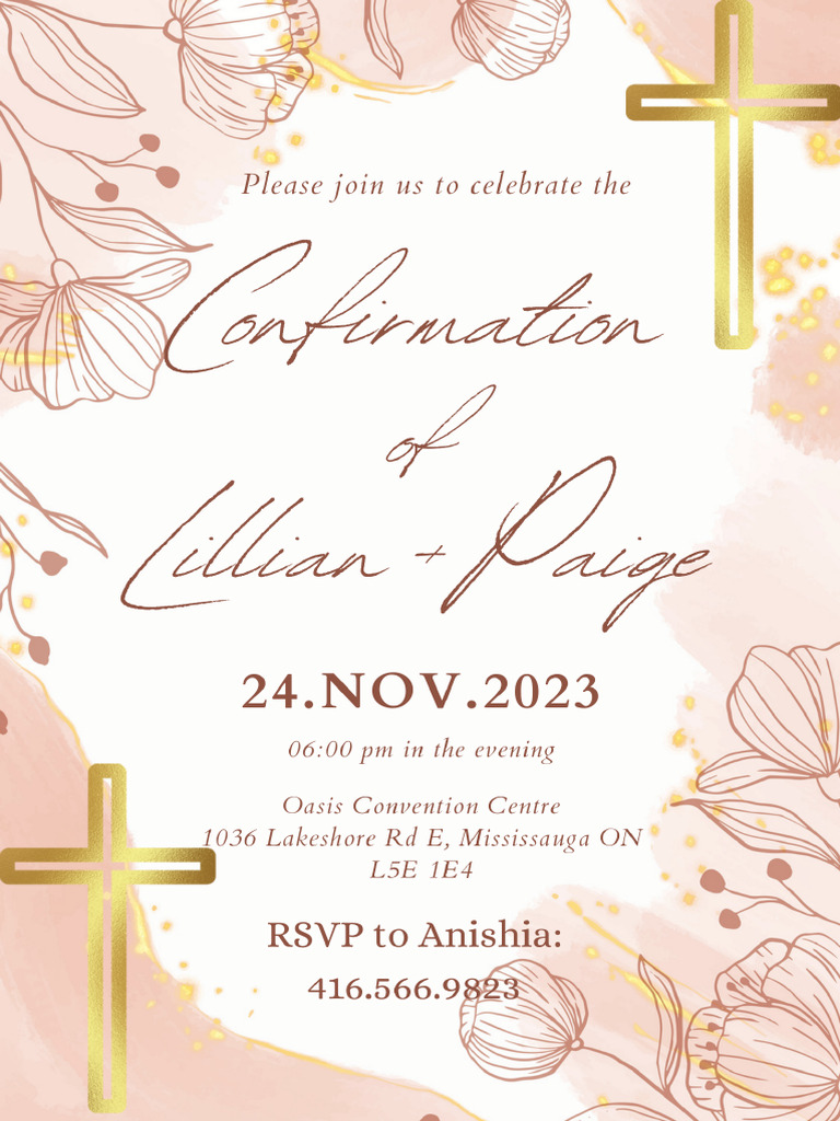 Lillian and Paige Confirmation | PDF