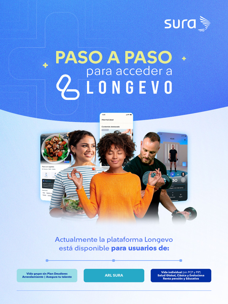 Plataforma Longevo: Bienestar SURA | PDF