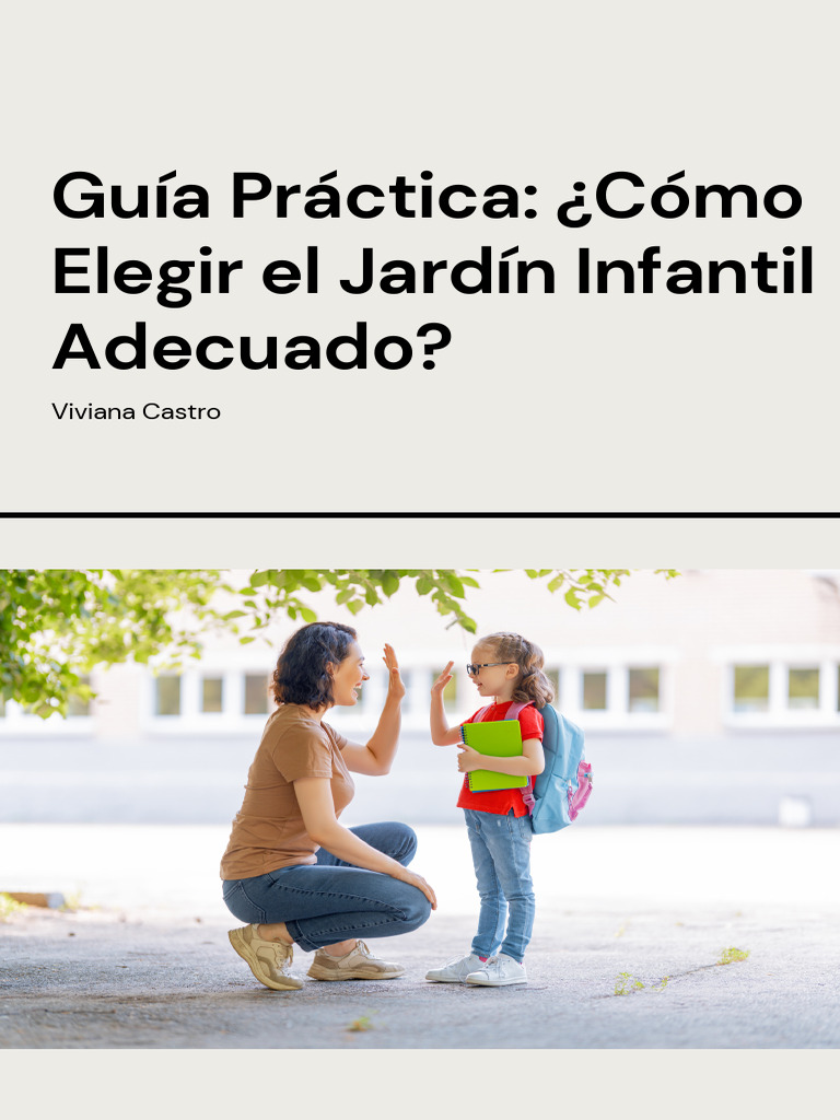 Guía para Elegir Jardín Infantil Ideal | PDF | Educación de la primera ...