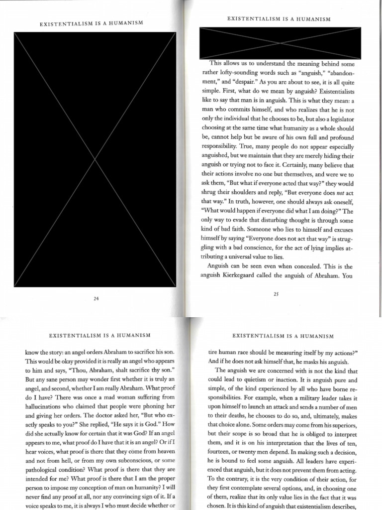 (Sartre)+Existentialism+as+a+Humanism+[Part+2 Abridged] | PDF