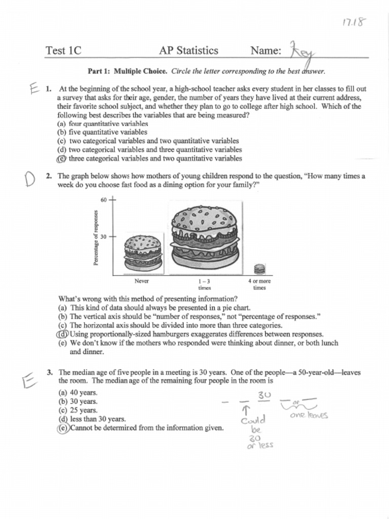CH 1 Form C Key | PDF