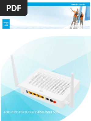 ZTE F673AV9 Datasheet | PDF | Wi Fi | Ieee 802.11