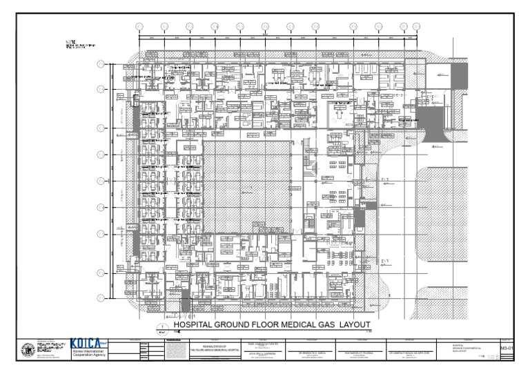 M3-01 Hospital Ground Floor Medical Gas | PDF | Social Programs ...