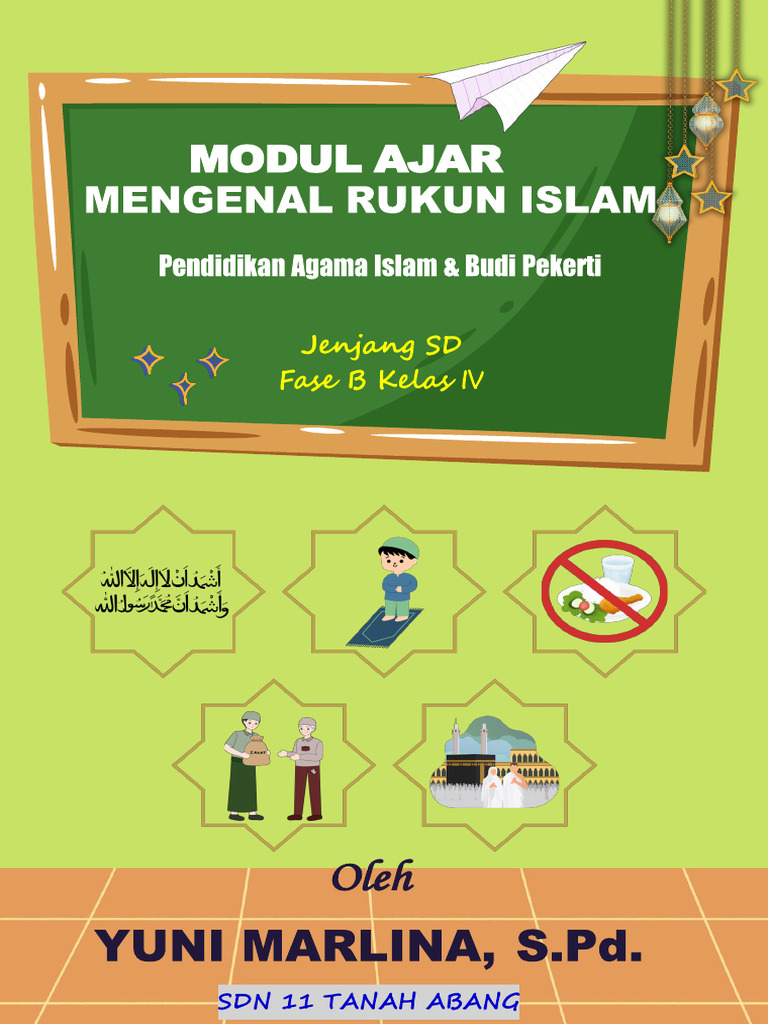 Modul Ajar Rukun Islam Kelas 1 SD | PDF
