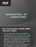 Second Generation Computers (1956-1963) | PDF | Transistor | Computer ...