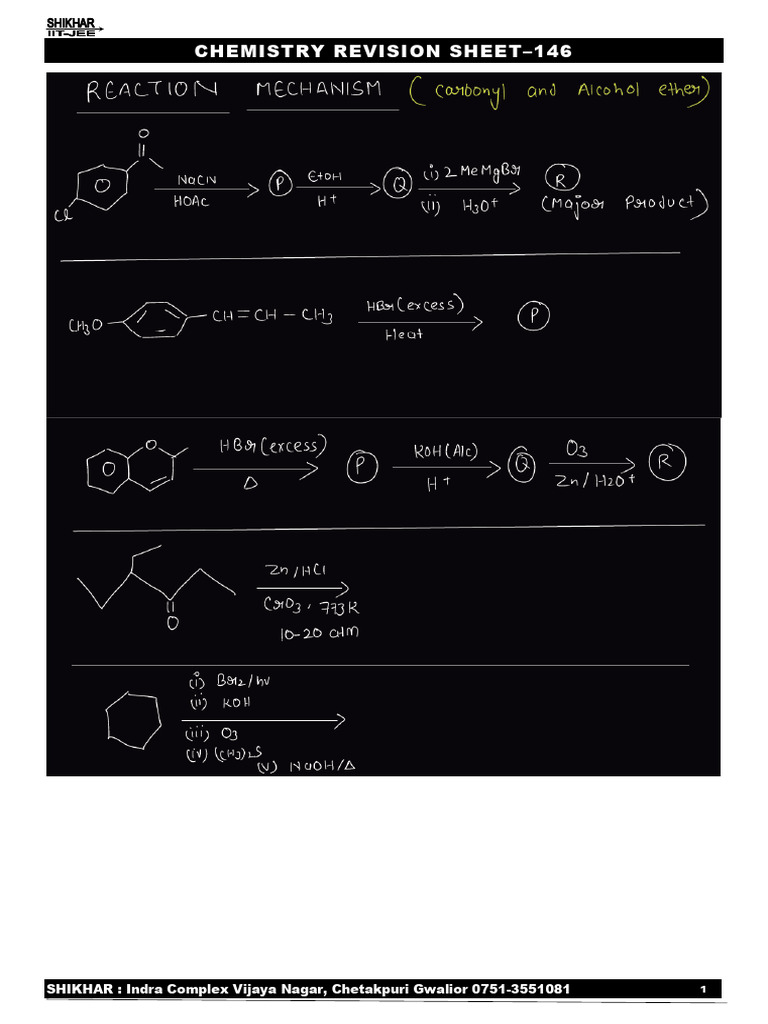 Neon Chemistry Revision Sheet | PDF