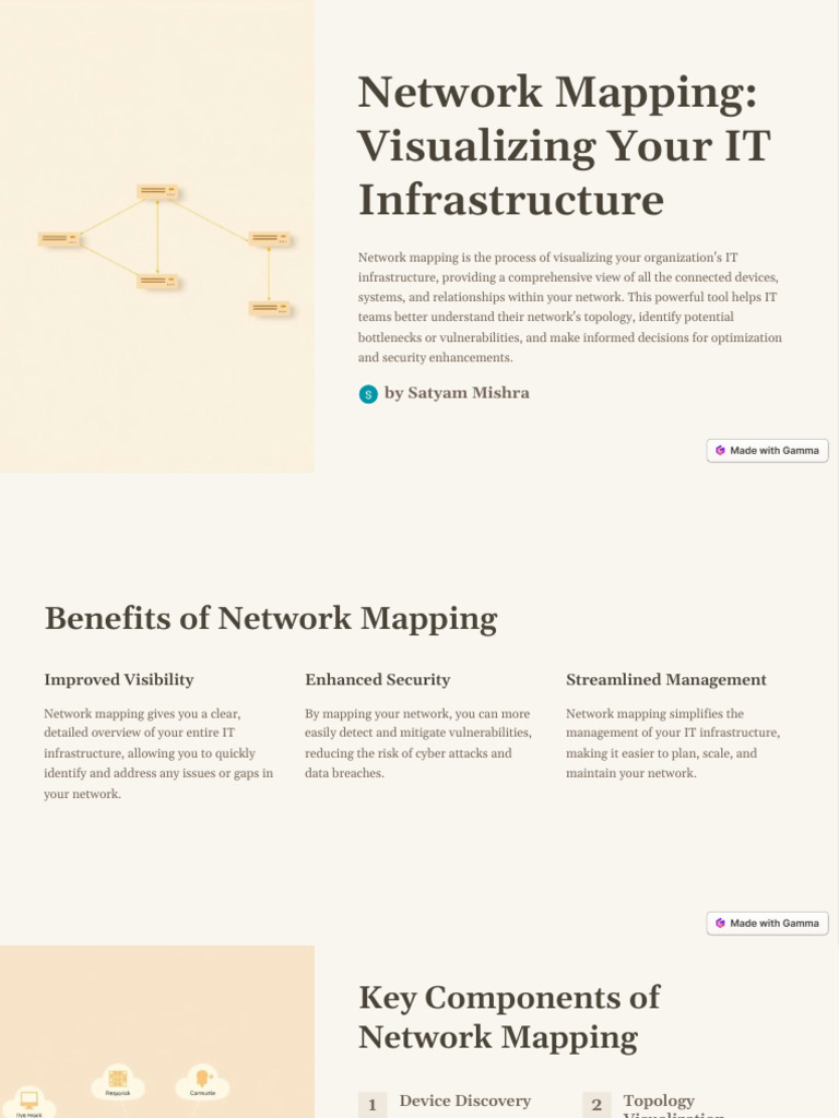 IT Infrastructure Network Mapping Guide | PDF | Computer Network ...