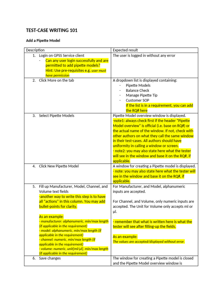 Testcase - How To Write | PDF | Computing | Software