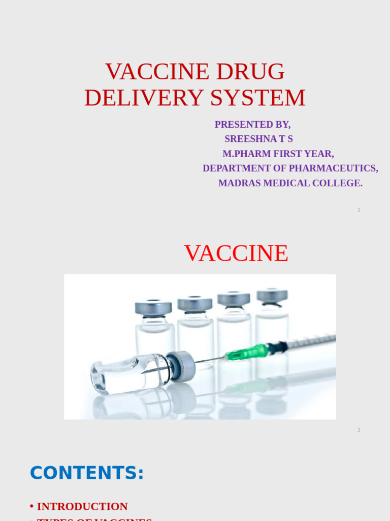 Heat-Sensitive Single-Shot Vaccines | PDF | Vaccines | Liposome