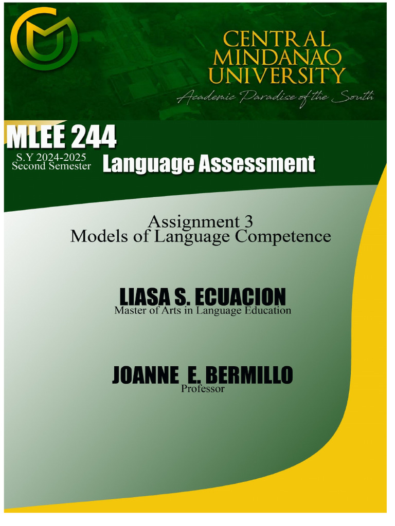 Assignment 3 Final | PDF | Sociolinguistics | Vocabulary
