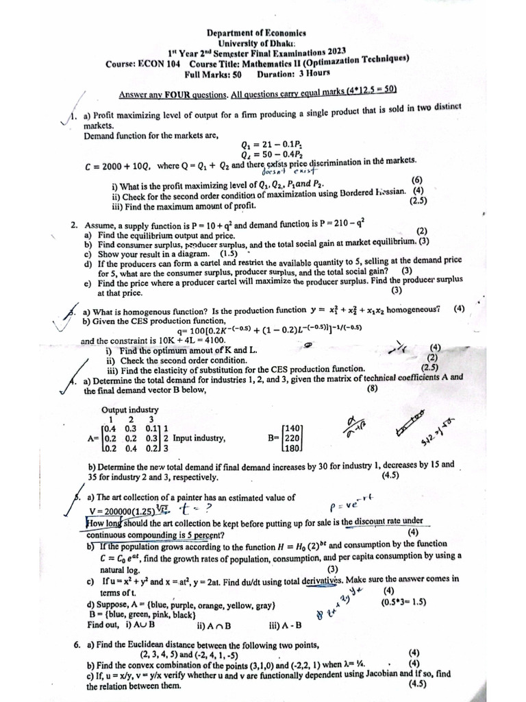 104 Final 2024 | PDF