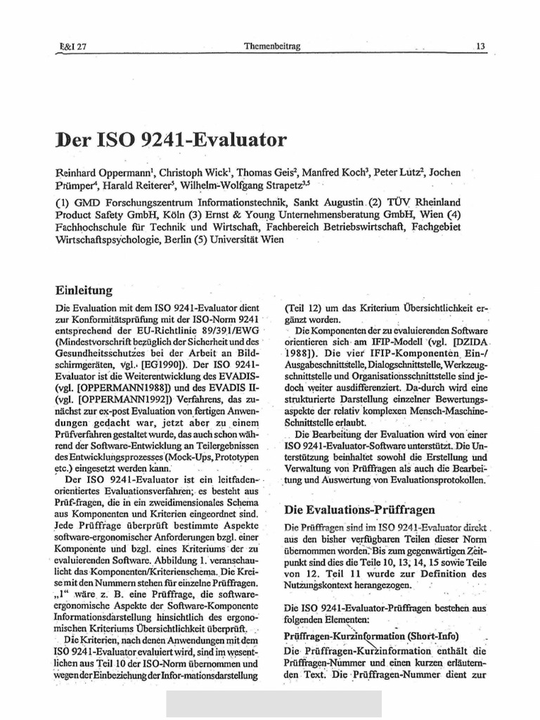 ISO 9241 Evaluator | PDF