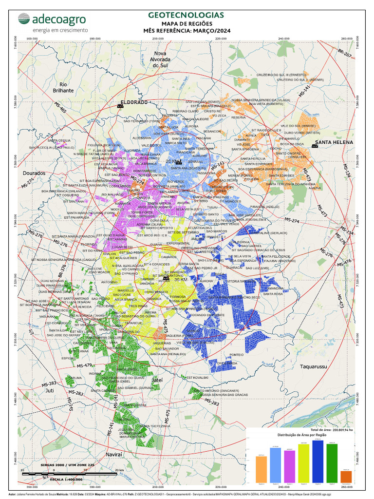 Mapa Geral Atualizado - Março 2024 | PDF