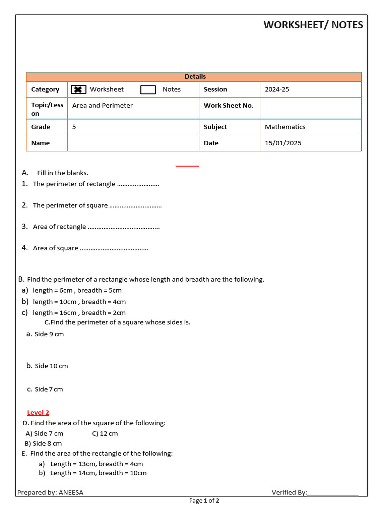 Grade 5 Maths Revision Worksheets | PDF | Percentage | Mathematics