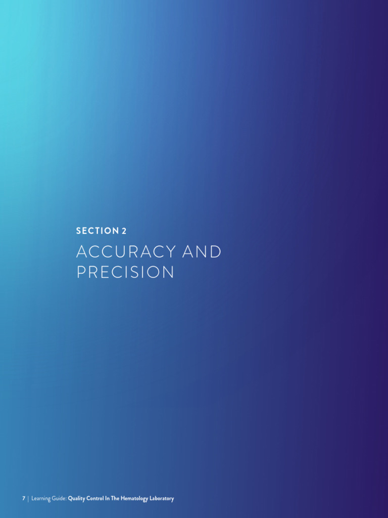 Section 2 Accuracy and Precision | PDF | Archery | Accuracy And Precision