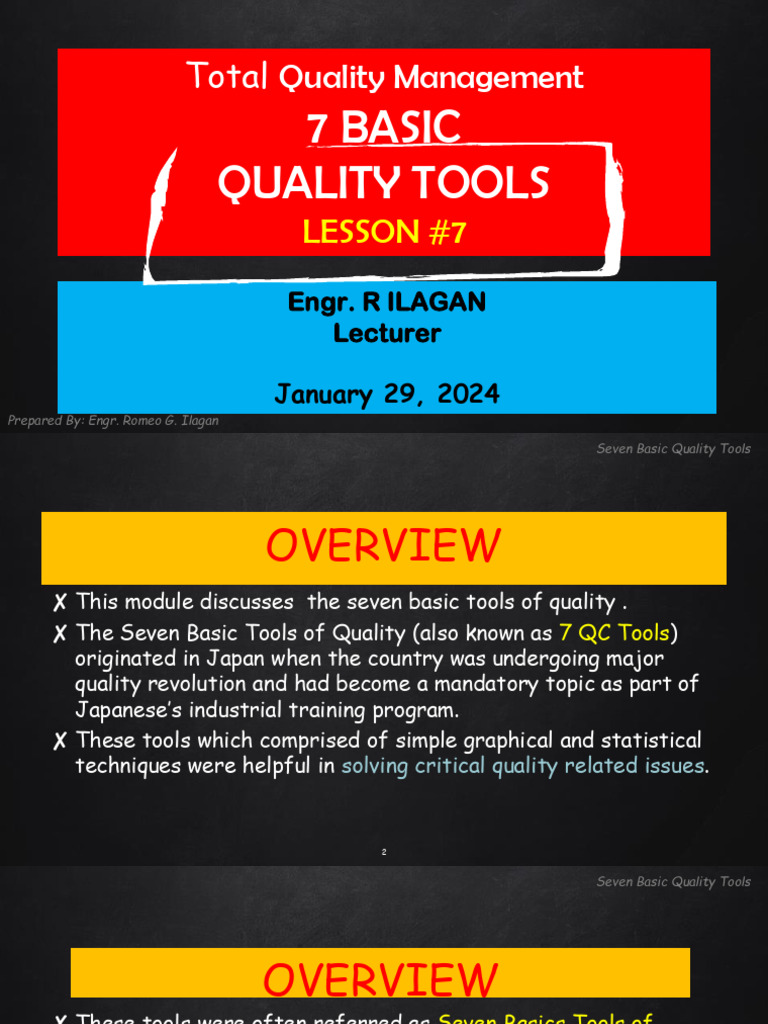 Seven Basic Quality Control Tools | PDF | Scatter Plot