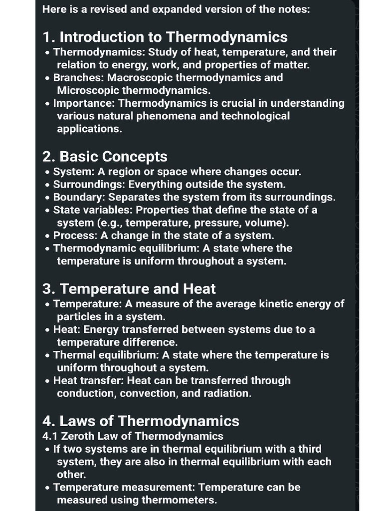 Thermodynamics(1) | PDF