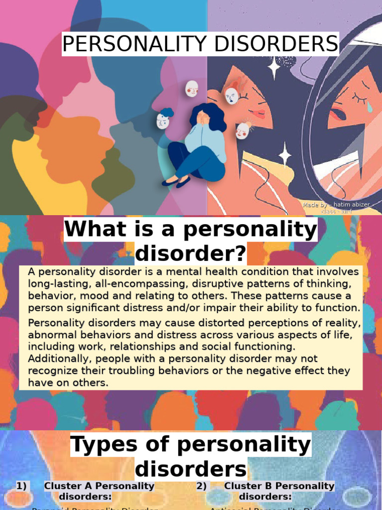 Understanding Personality Disorders | PDF | Personality Disorder ...
