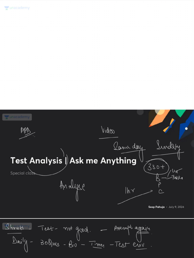Test Analysis Ask Me Anything With Anno | PDF