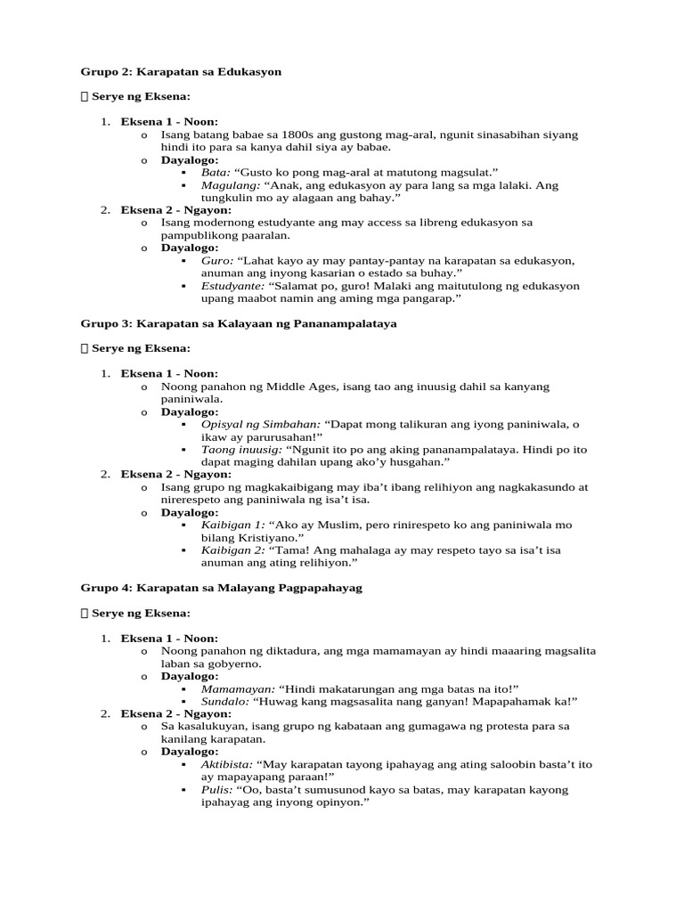 Sample Skit | PDF