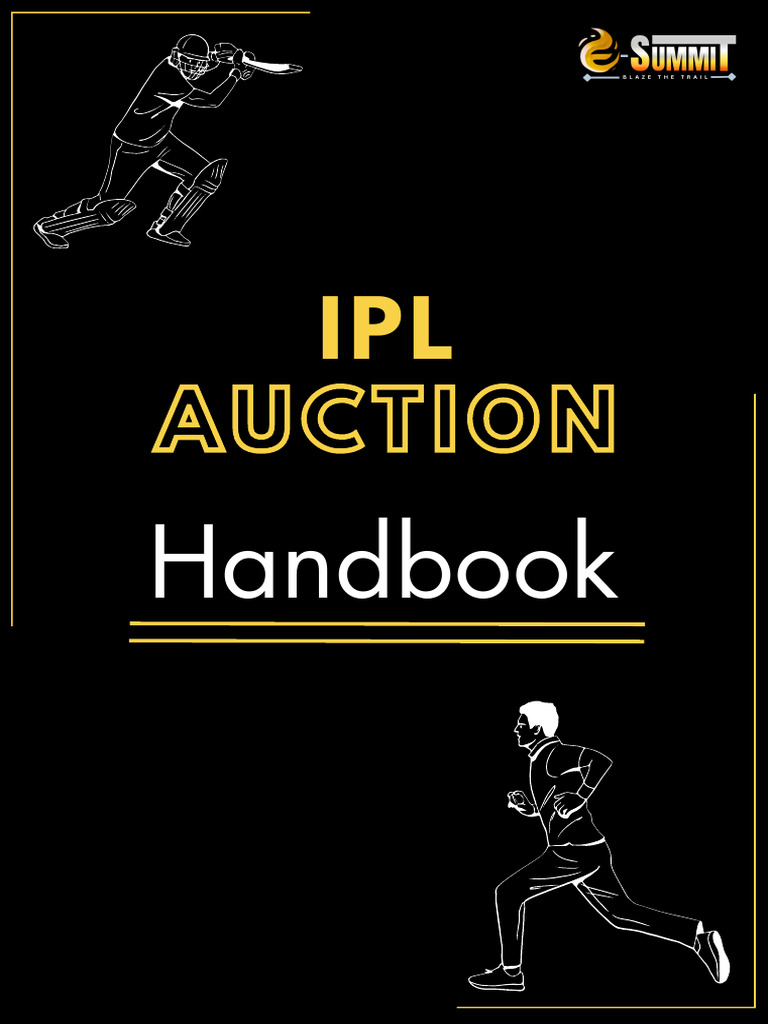IPL Rulebook | PDF | Auction | Forms Of Cricket