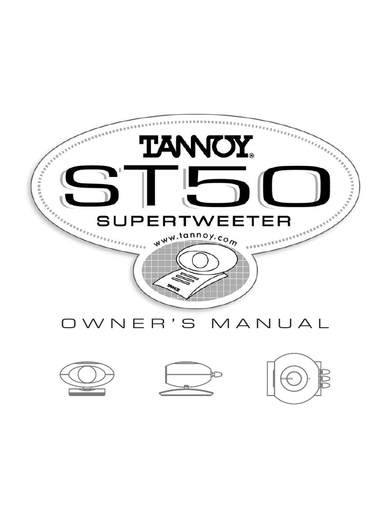 ST 50 - User Manual | PDF | Loudspeaker | Inductor