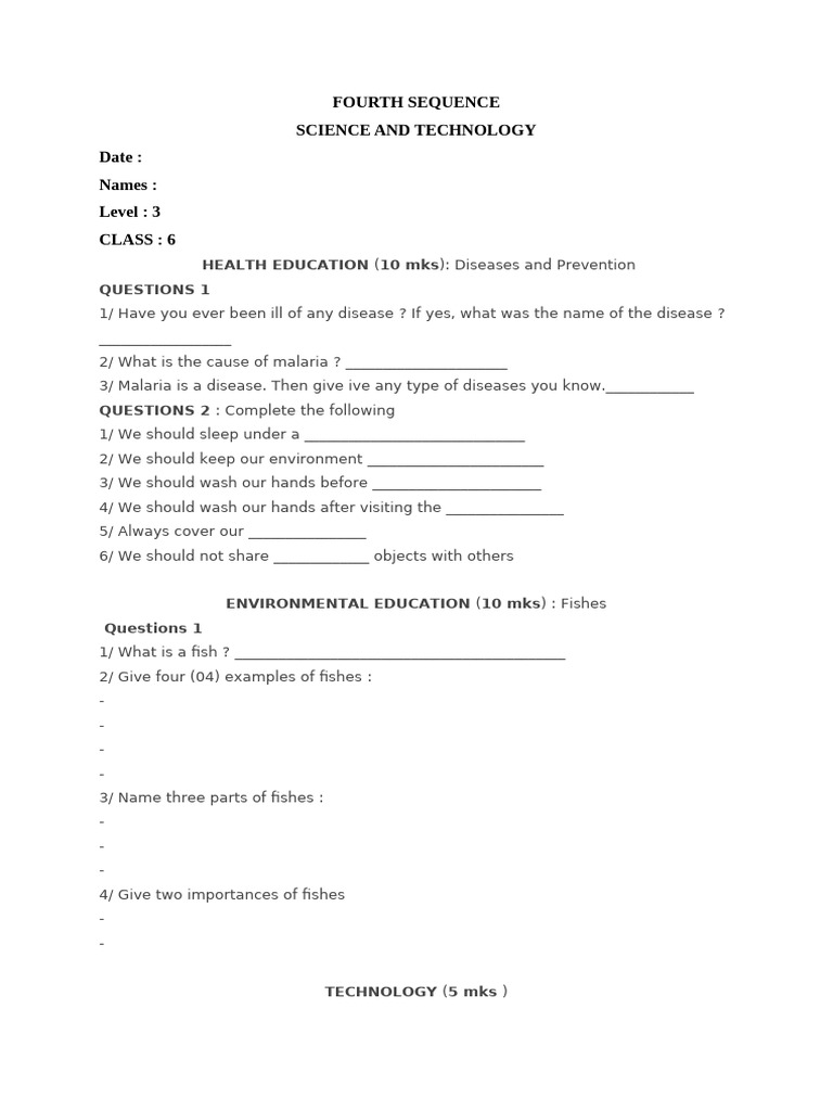 English 3th Class 5 | PDF